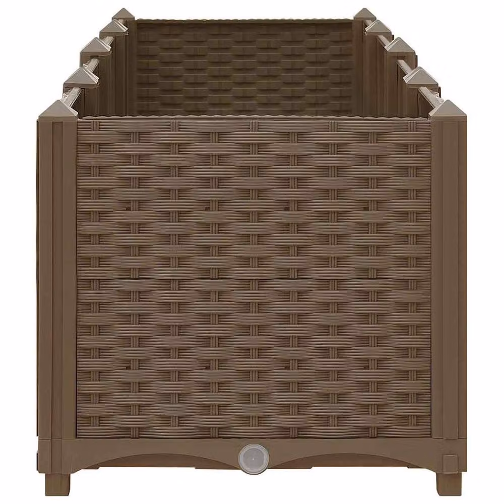 Berkfield Home Brown Polypropylene Raised Bed W/D/H: 160 x 40 x 38 cm – 2