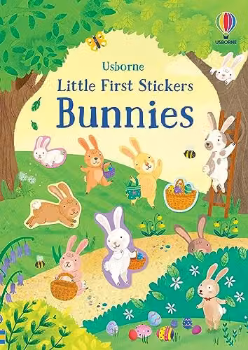 Usborne Little First Stickers Bunnies Multicolour Paper Sticker Book