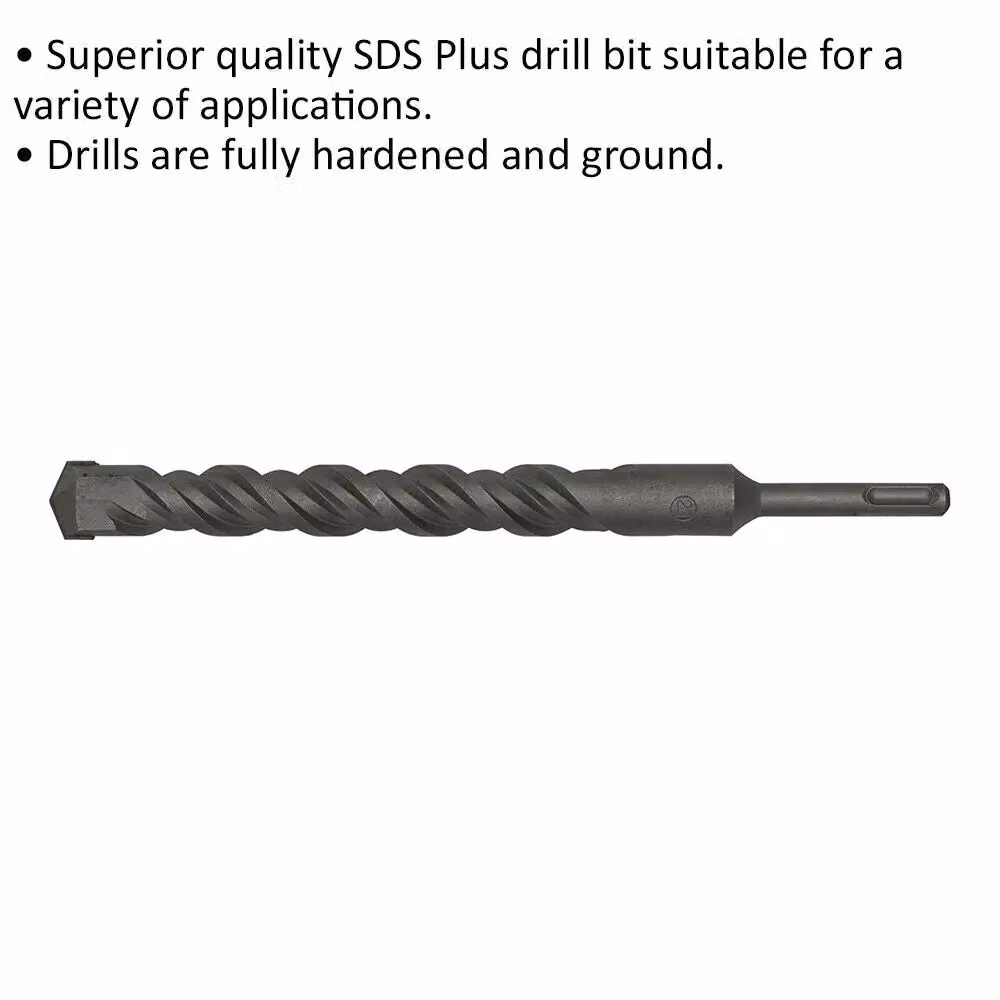 Loops SDS Plus Drill Bit, Grey and Multicolour, Diameter: 23 mm, Length: 250 mm – 2
