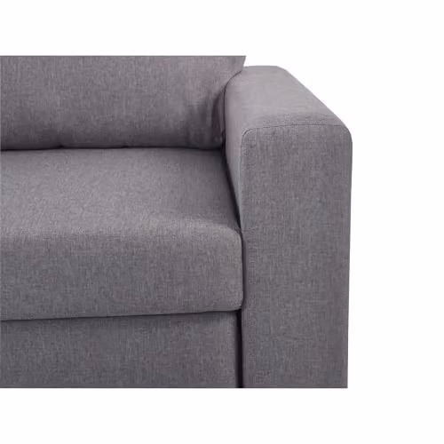 Julian Bowen Angel Grey Fabric 3 Seater Corner Sofa Bed with Pull Out Drawer – 5