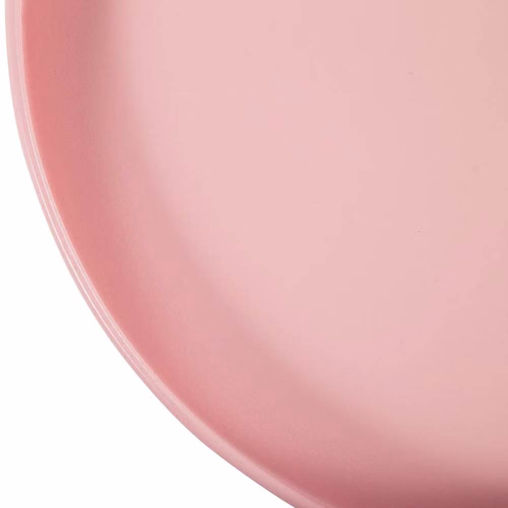 Wyld and Coco Pink Metal Round Garden Side Table – 2