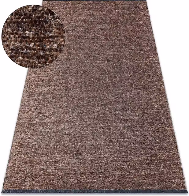 RugsX Casablanca Plus Modern Brown Polyester Rug, W: 135 cm, L: 190 cm – 1
