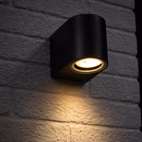CGC Lighting Eileen Black Up and Down Outdoor Wall Light for Garden and Terrace – 2