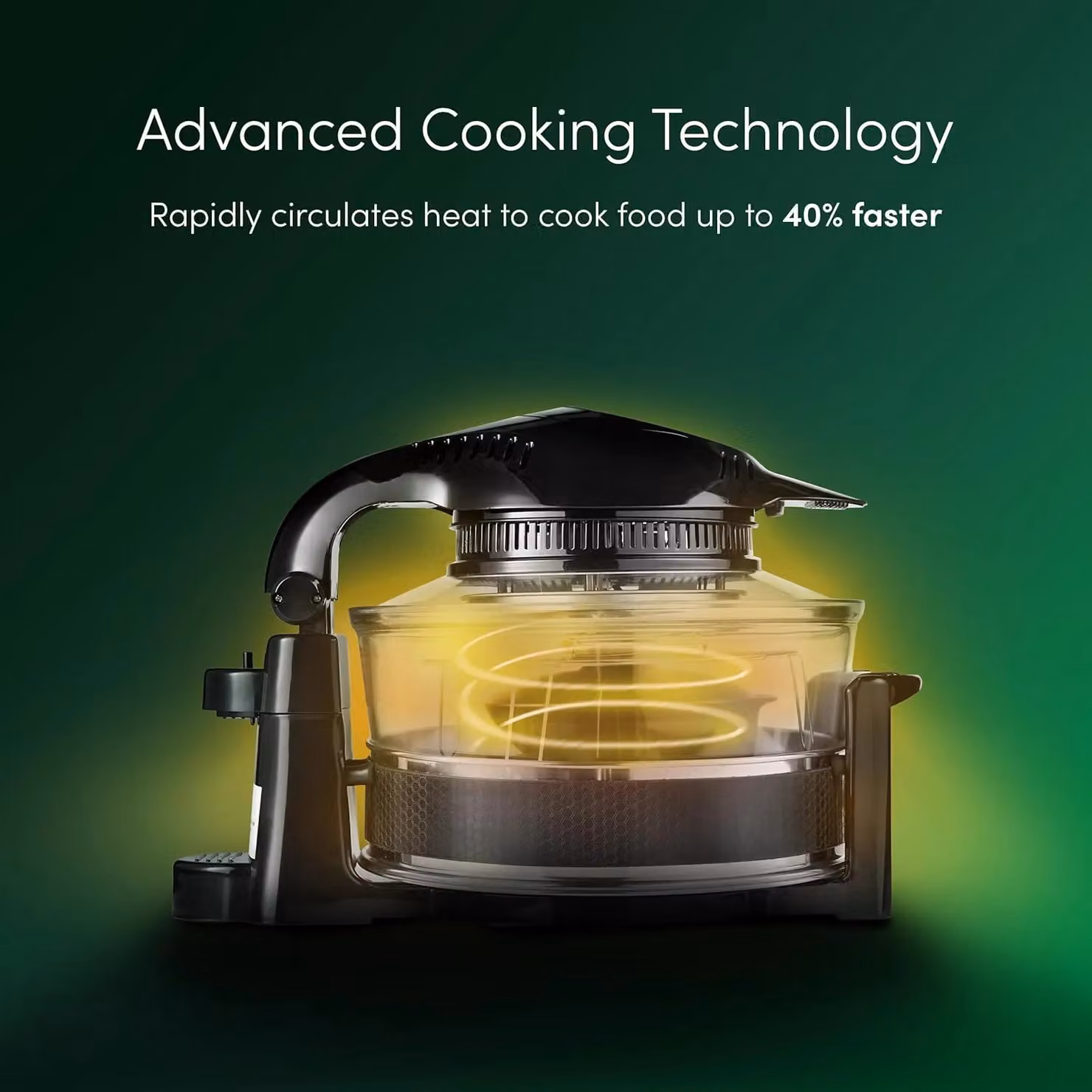 Emperial Digital Halogen Oven and Air Fryer with Timer and Accessories, 17L, Black – 4