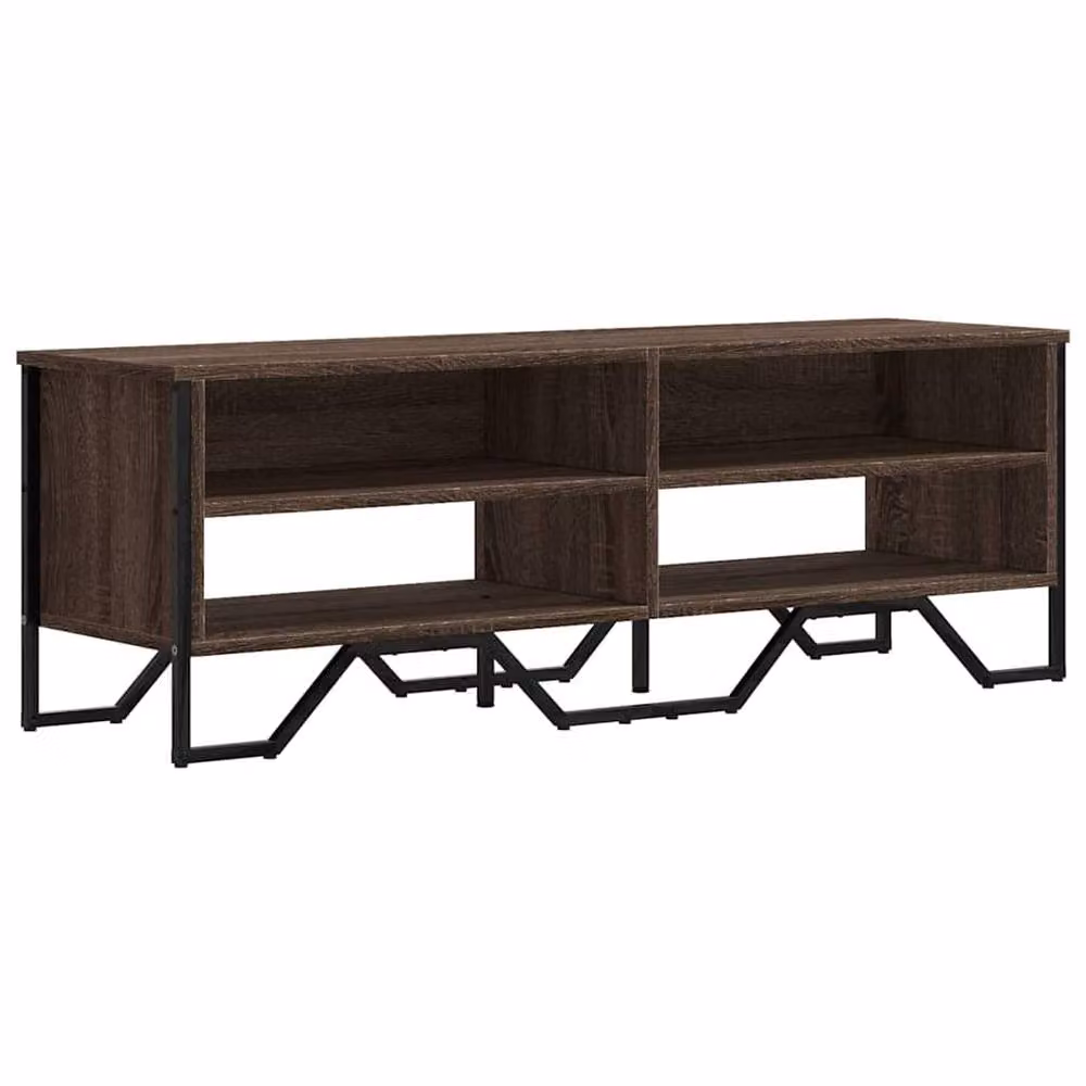 Berkfield Home Brown Oak TV Cabinet W/D/H: 122 x 34 x 41 cm – 3