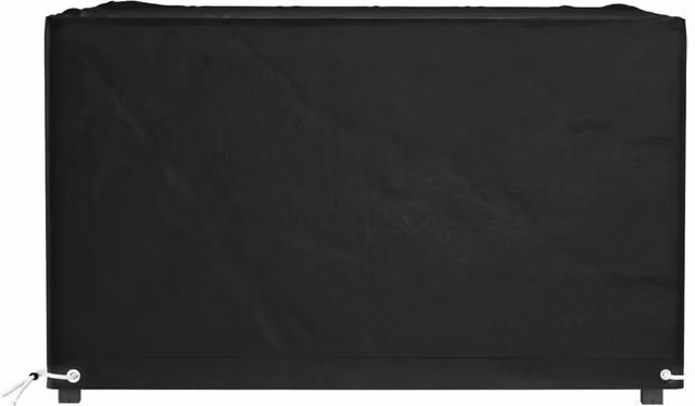 Berkfield Home Durable Water Repellent Square Garden Furniture Cover with 8 Eyelets, Black, W/D/H: 125 x 125 x 75 cm – 1
