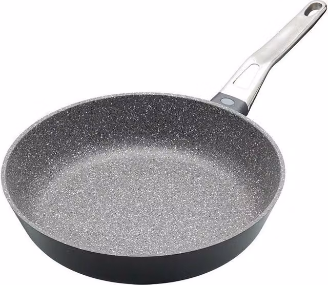 MasterClass Non-Stick Aluminium and Steel Frying Pan, 26cm, Black or Grey – 2