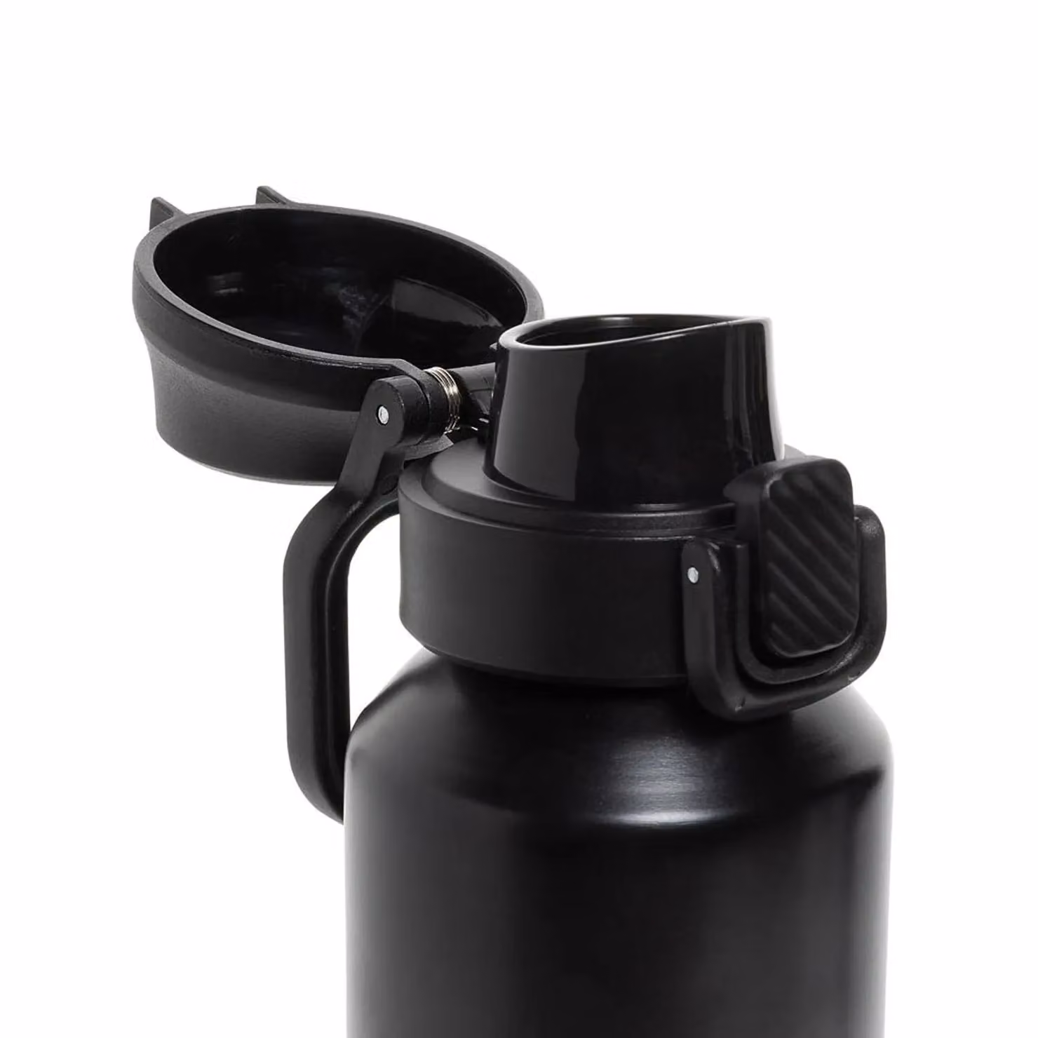 XD Design Lockable Stainless Steel Sports Bottle, Black, 600ml – 3