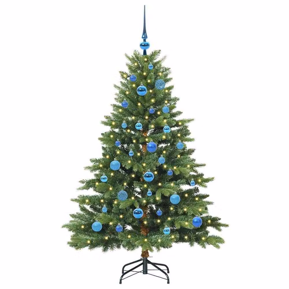 Berkfield Home Artificial Green Christmas Tree with 150 LEDs, Height: 150 cm – 3