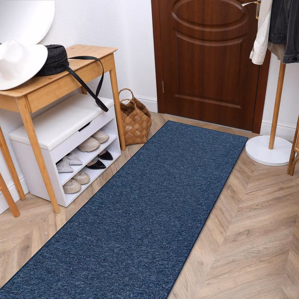 RugsX Superstar 380 Blue Modern Rectangular Runner, W: 100 cm, L: 170 cm – 4