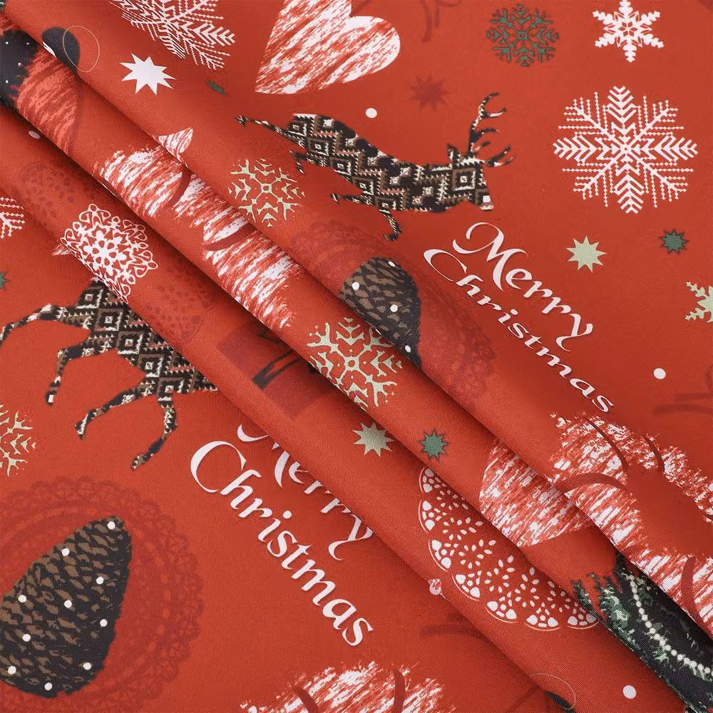 London Boutique Christmas Snowflake Design Waterproof and Washable Rectangular Tablecloth in Red, W: 132.08 cm, L: 228.6 cm – 3