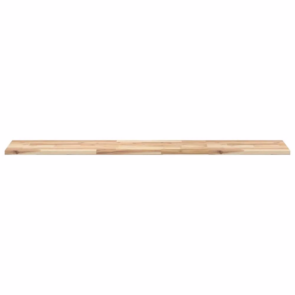 Berkfield Home Rectangular Solid Wood Acacia Table Top, Brown, W: 140 cm, D: 30 cm, H: 2 cm – 2