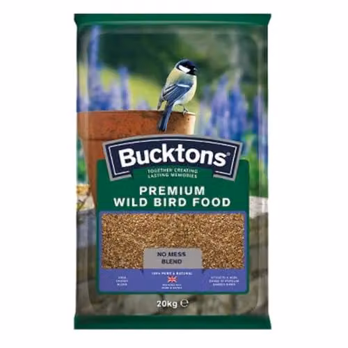 Bucktons Premium Wild Bird Seed Mix, 20 kg