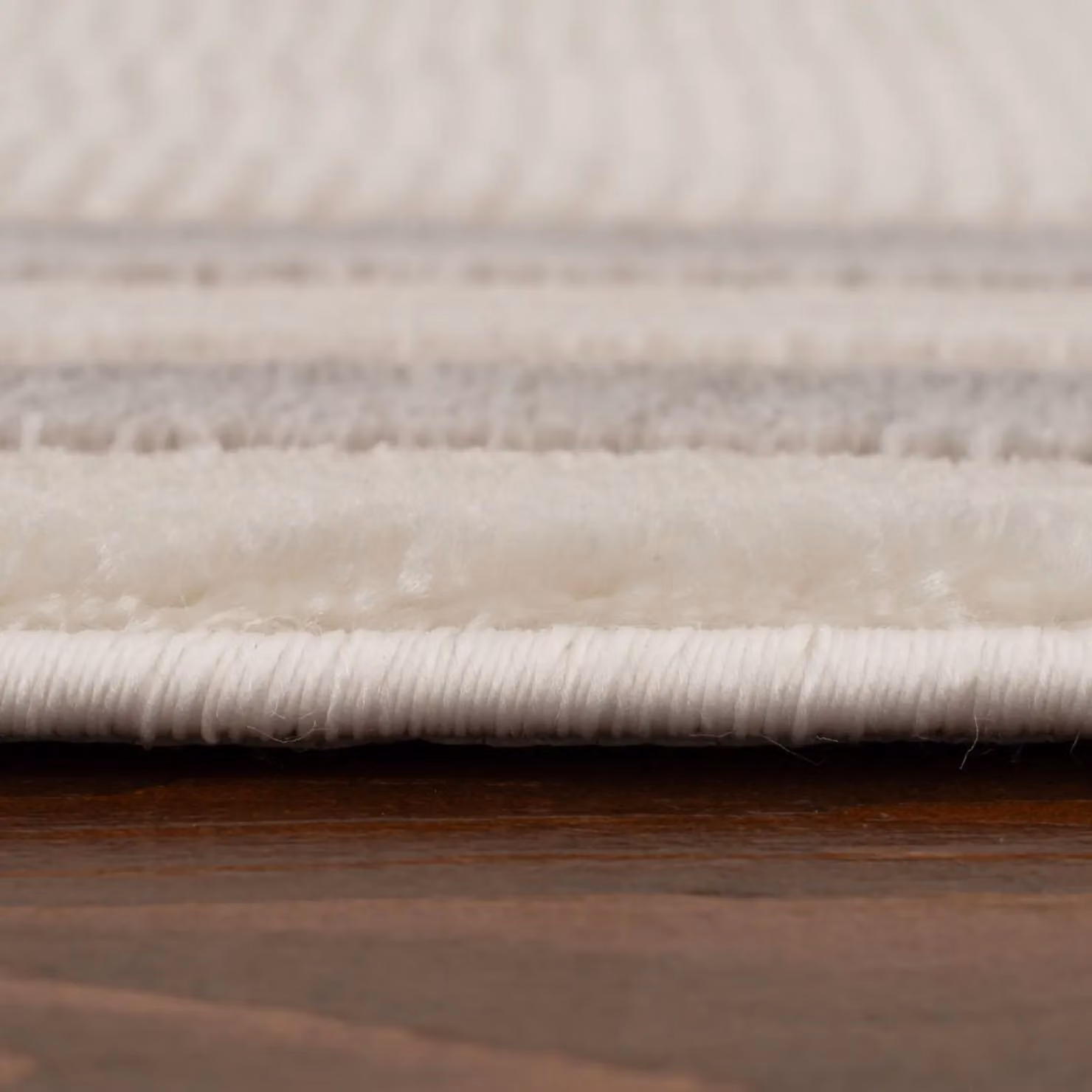 THE RUGS Carmel Bordered Area Rug Runner in Grey, W/D/H: 80 x 300 cm – 3