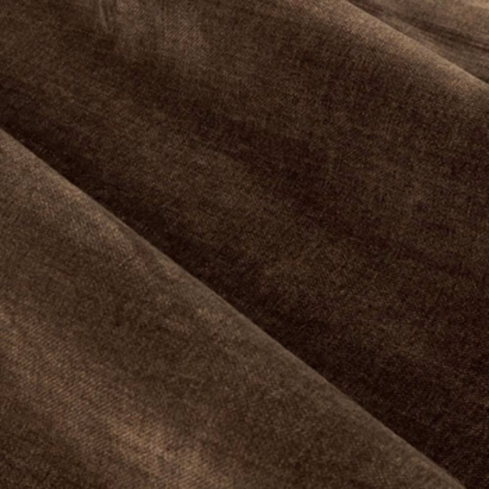 Yard Brown Chenille Blackout Eyelet Curtain Pair, W: 168 cm, H: 137 cm – 5