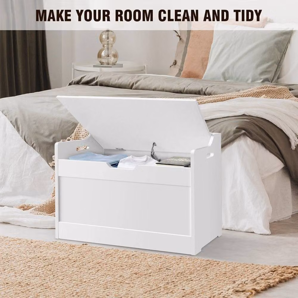 EONLION White Ottoman Toy Storage Chest for Children – 2