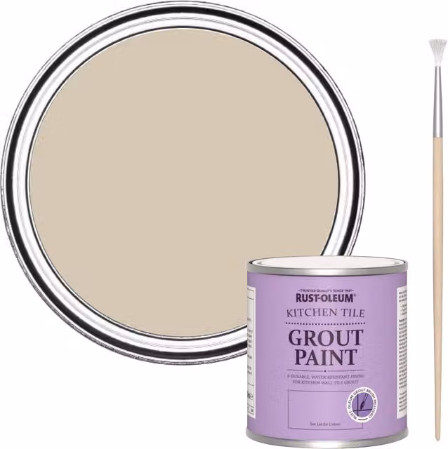 Rust-Oleum Kitchen Grout Paint in Butterscotch Beige, 250 ml