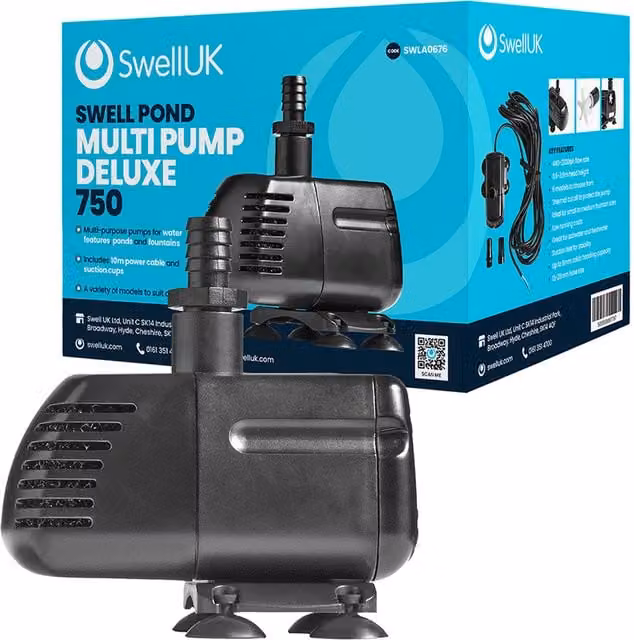 Swell UK Multi Pump Deluxe Fountain Pump in Black