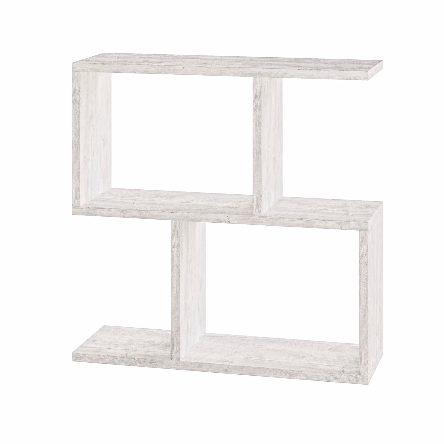 Decortie Modern 4-Compartment Side Table in White, W/D/H: 60 x 60 x 19.5 cm – 3