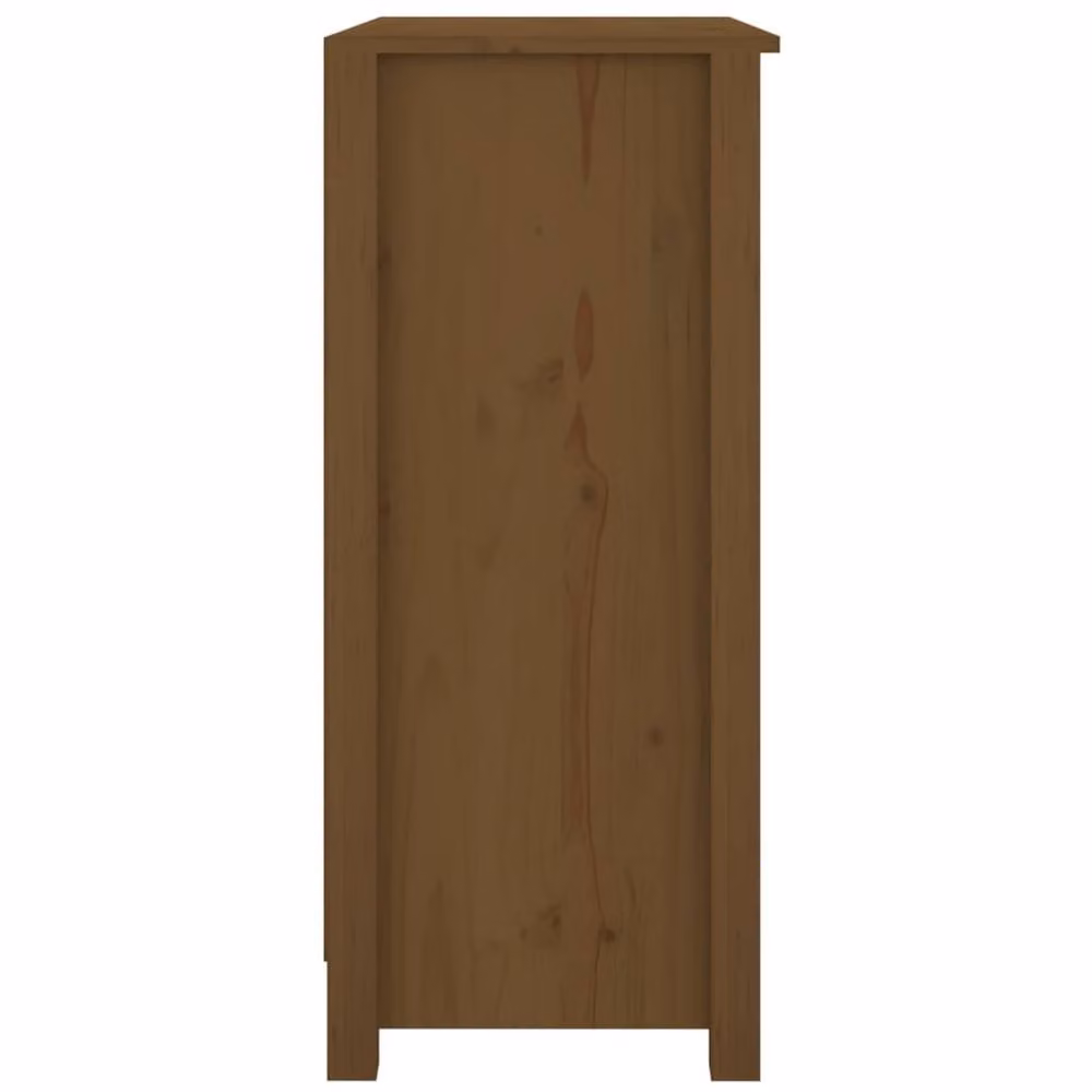 Berkfield Home Sideboard in Honey Brown Solid Pine, W/D/H: 70 x 35 x 80 cm – 3