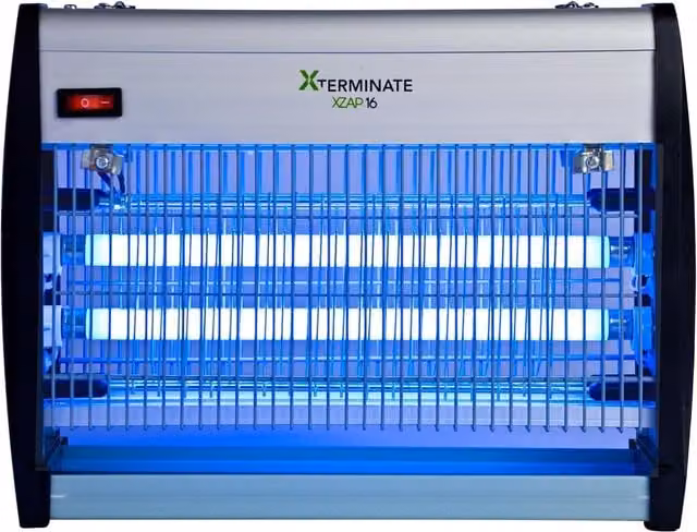 Xterminate 16W Electric Fly Killer Zapper in Silver