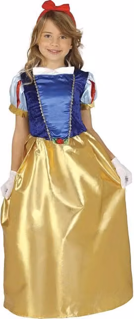 Fiestas Guirca Little Princess Girls Costume in Blue, Gold and Pink