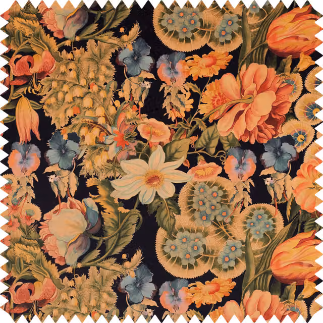 House of Hackney Amatoria Velvet Noir Multicolour