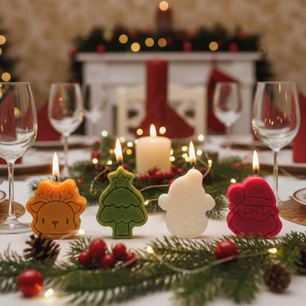 Smartbies 4 Piece Multicolour Christmas Candle Gift Set – 5