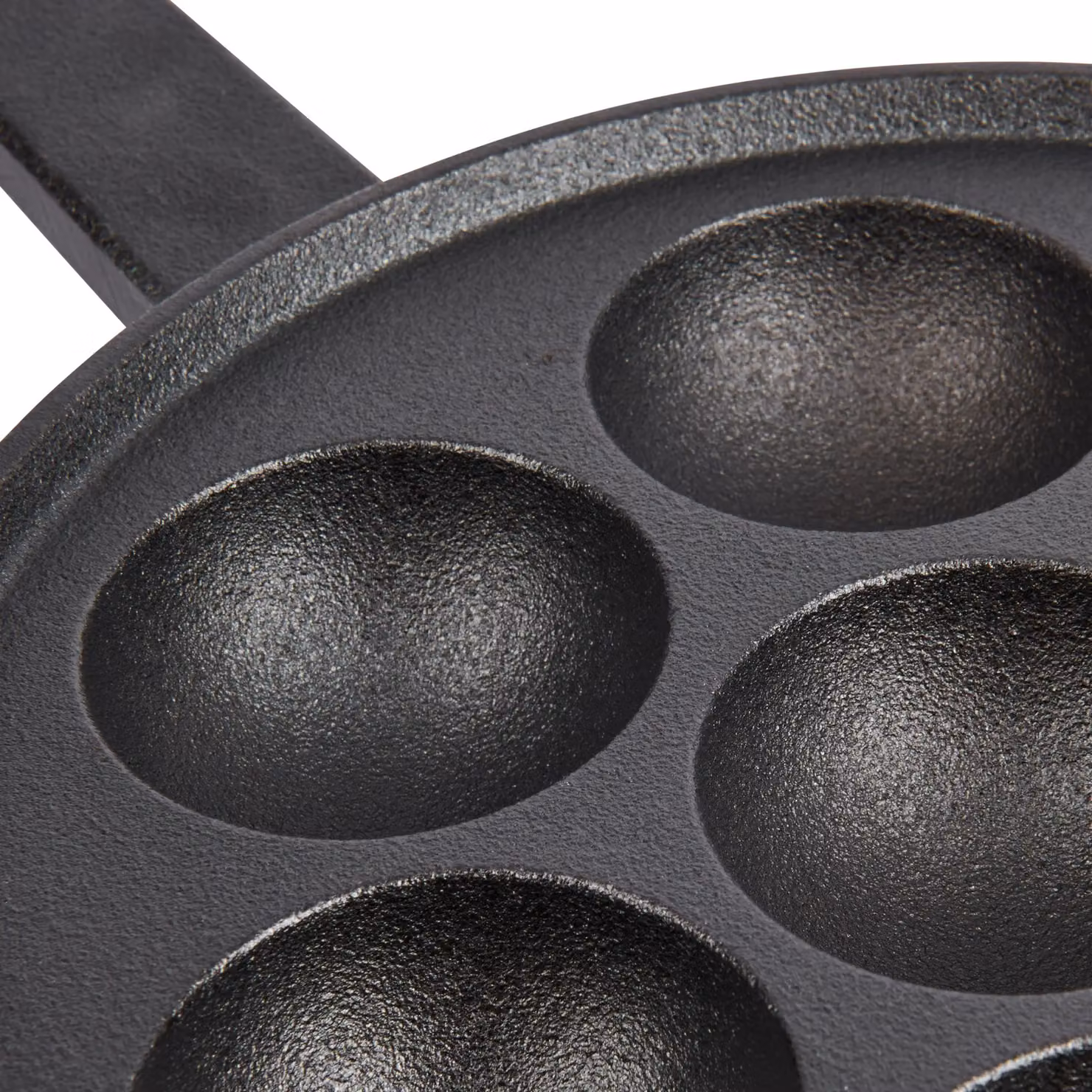 KitchenCraft Cast Iron Uncoated Crepe Pan in Black – 3