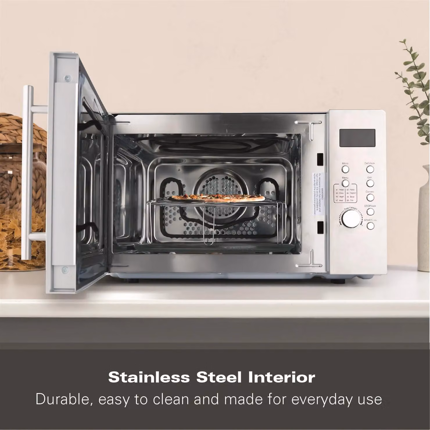 Hamilton Beach 30L Combination Microwave with Grill and Convection in Silver – 3