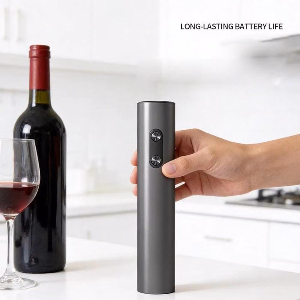 EONLION Electric Automatic Wine Bottle Opener Corkscrew in Black – 4