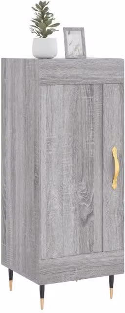 Berkfield Home Grey Sonoma Sideboard, W/D/H: 34.5 x 34 x 90 cm – 1
