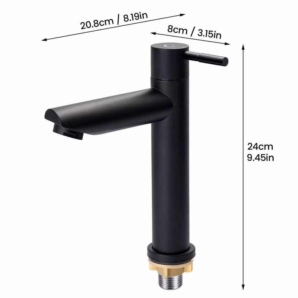 Kelvenix Twin Hot and Cold Basin Taps in Matt Black – 2