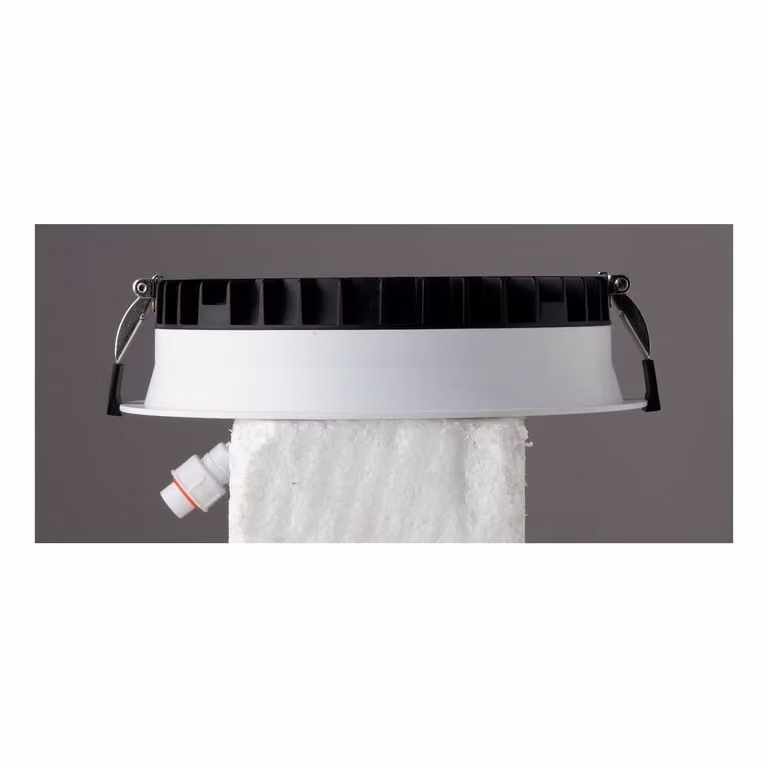 Netlighting XANTO RGBW LED Recessed Downlight, White, W/D/H: 12 x 12 x 4.7 cm