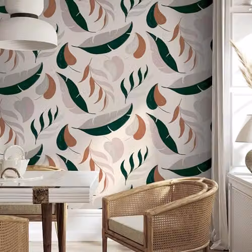 Arthouse Falling Leaves Botanical Floral Wallpaper Roll in Multicolour – 5