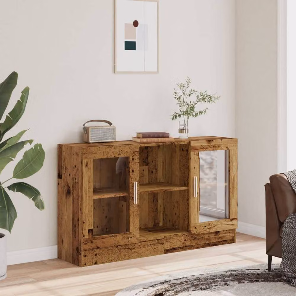 Berkfield Home Classic Sideboard in Brown Old Wood, W/D/H: 120 x 30.5 x 70 cm – 3