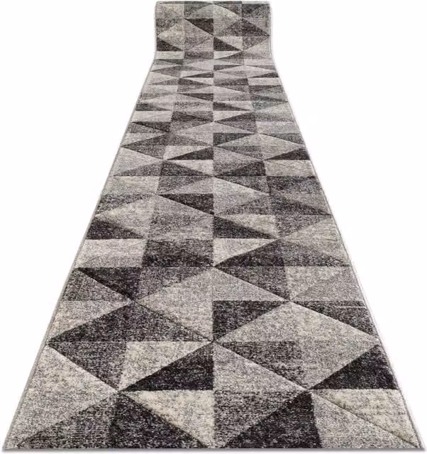 RugsX Feel 5672/16811 Grey Geometric Runner, W: 70 cm, L: 160 cm – 1