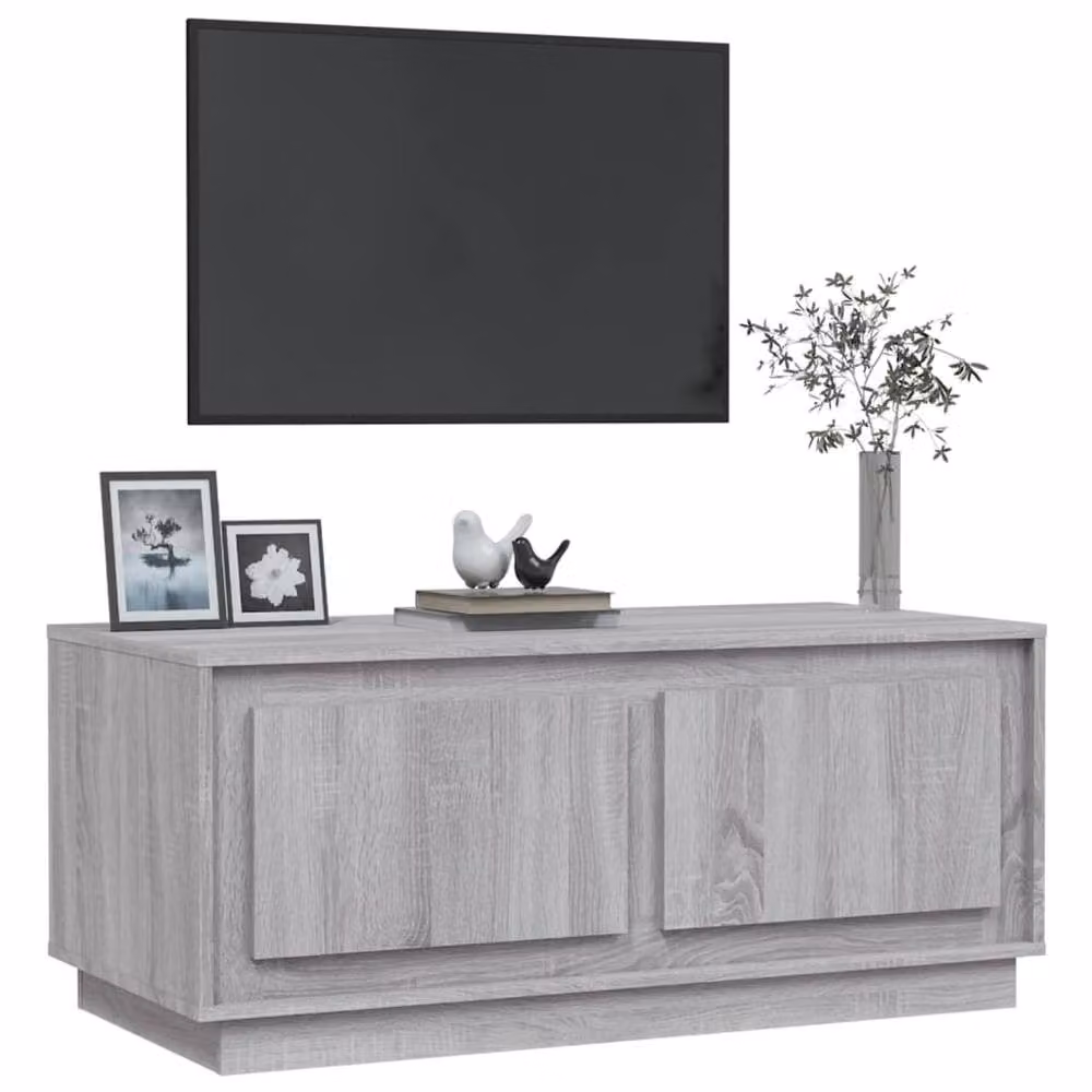 Berkfield Home Decorative Coffee Table in Grey Sonoma, W/D/H: 102 x 50 x 44 cm – 3