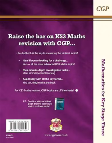 CGP KS3 Maths Textbook 3 for Years 7, 8 and 9