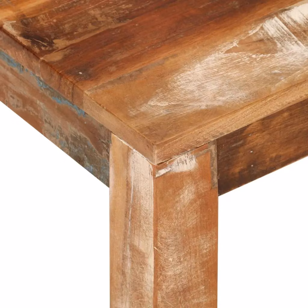 Berkfield Home Rustic Reclaimed Solid Wood Coffee Table, Brown, W/D/H: 55 x 55 x 35 cm – 2