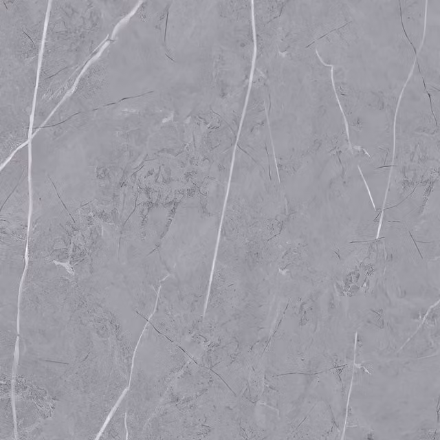 Livingandhome 12-Piece Self-Adhesive Marble Effect PVC Flooring Tiles in Grey