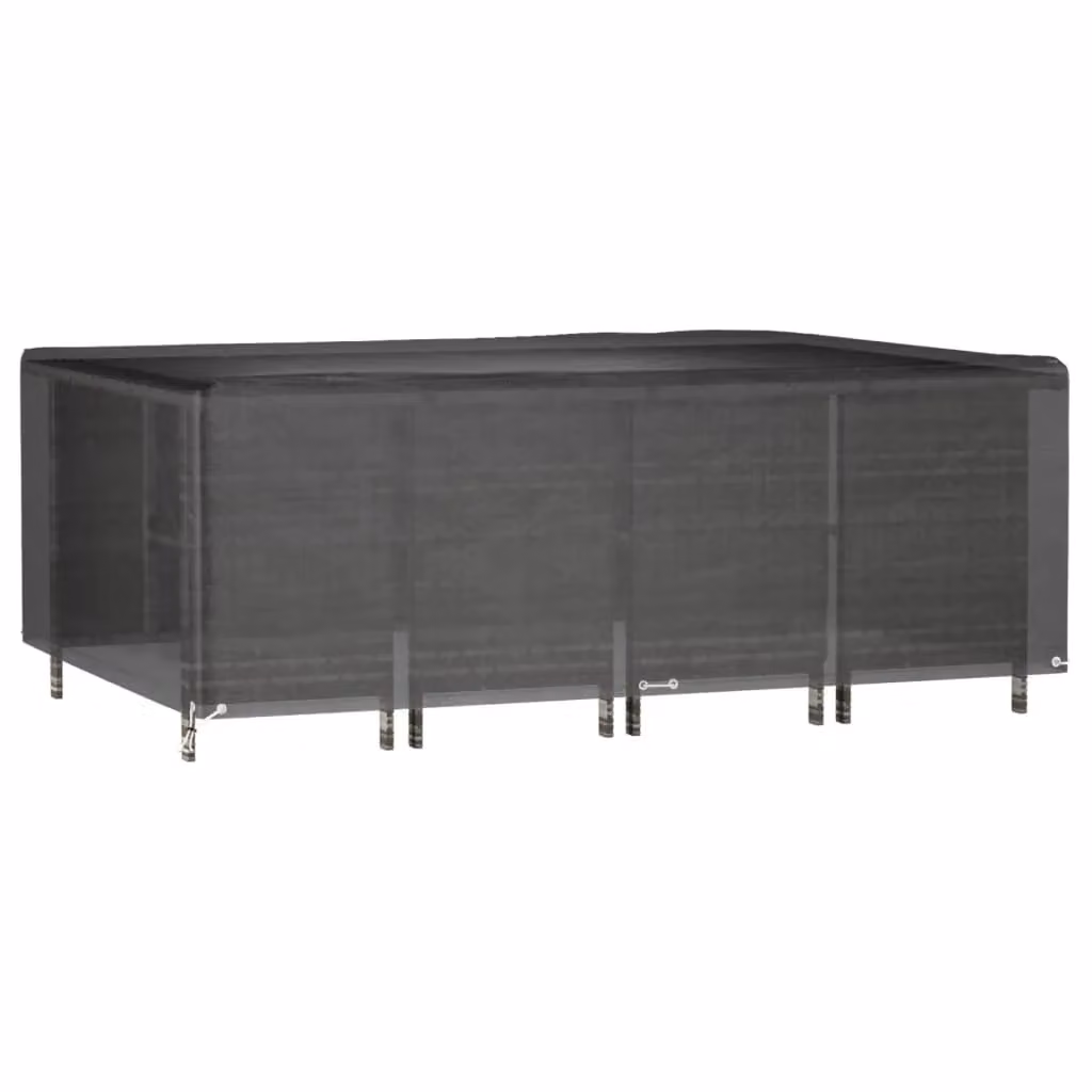 Berkfield Home Rectangular Garden Furniture Cover with 12 Eyelets, Black, W/D/H: 240 x 180 x 80 cm – 2