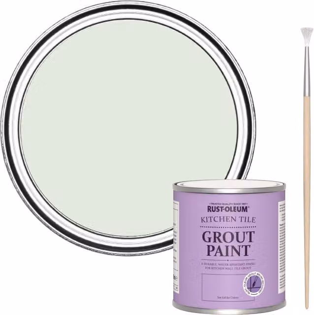 Rust-Oleum Kitchen Grout Paint in Sage Mist Green, 250ml