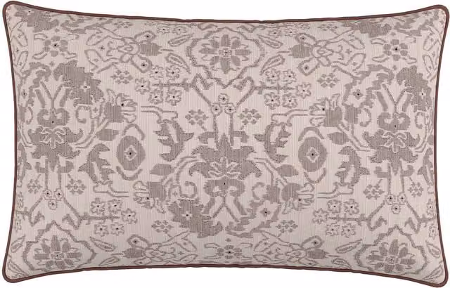Bedeck of Belfast Kassi Floral Rectangular Cushion, Pink, W: 70 cm, H: 40 cm