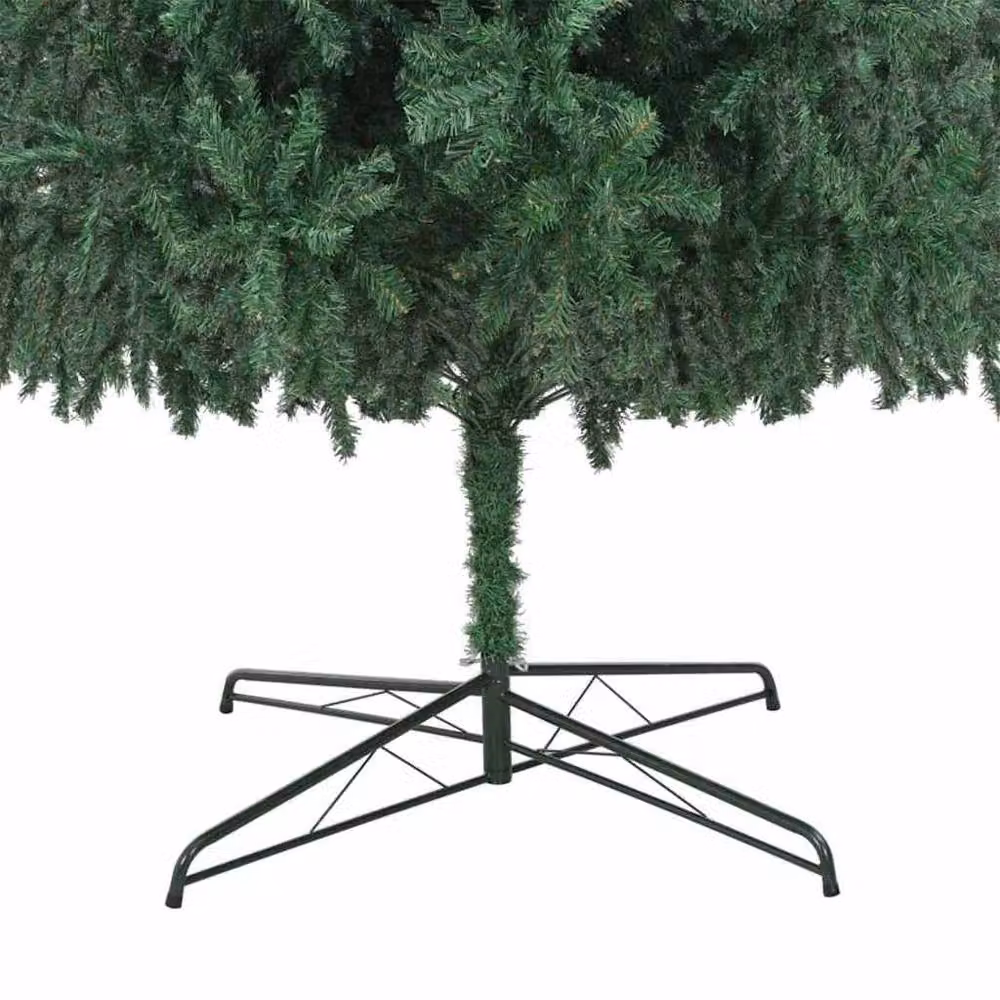 Berkfield Home Green PVC Christmas Tree with Decorative String Lights, Height: 400 cm – 4