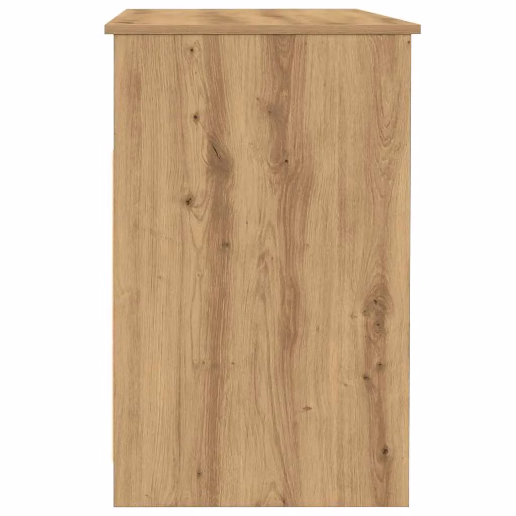 Berkfield Home Artisan Oak Computer Desk in Brown, W/D/H: 102 x 76 x 50 cm – 5