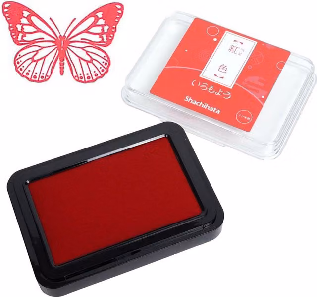 Artline Iromoyo Red Ink Stamp Pad