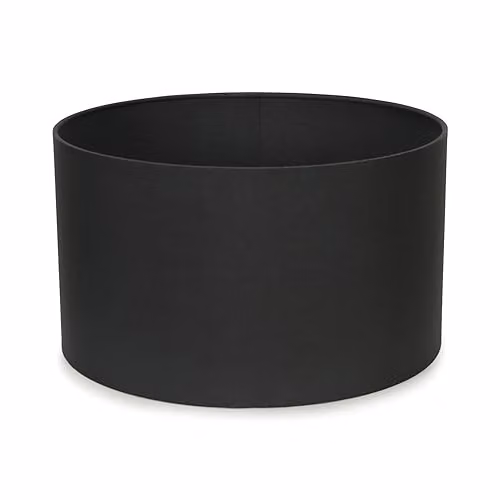 ValueLights Modern Grey Fabric Cylinder Drum Lamp Shade with Reducer Ring, Width: 35 cm – 1