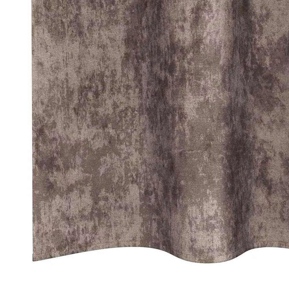 Berkfield Home Cappuccino Brown Semi-Transparent Polyester Eyelet Curtains W: 140 cm, H: 175 cm – 6