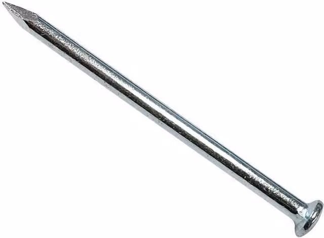 Forgefix Don Quichotte Medium Gauge Galvanised Masonry Nails, Silver, 3.0 x 70 mm